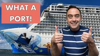 CLIFF WALKING and exploring MEGA MANSIONS on my NCL cruise!