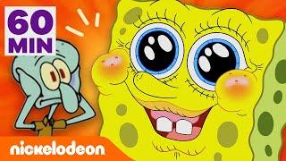 ¡Bob Esponja sin parar durante una hora! | Nickelodeon en Español