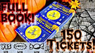 FULL BOOK OF HALLOWEEN TICKETS!!  ALL SYMBOL WINS! GEORGIA LOTTERY TICKETS!