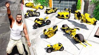 Collecting LUXURY GOLD SUPER BIKES in GTA 5!