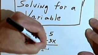 Solving Literal Equations (solving for a variable) 1-9