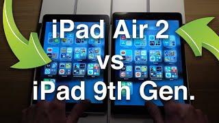 iPad Air 2 2014 vs. iPad 9th Gen. 2021 speed test and comparison