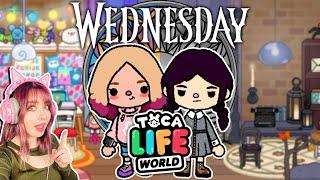 WEDNESDAY & ENID´s ZIMMER in TOCA BOCA BAUEN! Netflix Wednesday in Toca Life World