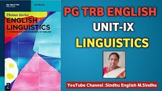 Linguistic and it's scope / Level of Languages / Unit-IX PG TRB English / UGC NET / JRF / SLET