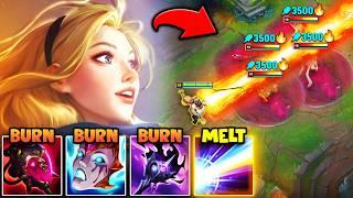 WTF?! I CREATED THE ULTIMATE BURNING LUX LASER (IT APPLIES 4 BURNS AT ONCE)