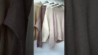связала новые #паутинки из Итальянского кидмохера #свитероверсайз #свитерпаутинка #паутинка