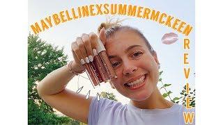 I tried out Summer Mckeen’s new lip glosses!!