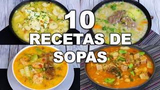 10 SOPAS DELICIOSAS Y EXQUISITAS PARA EL FRÍO | Cocina Peruana | Sabroso