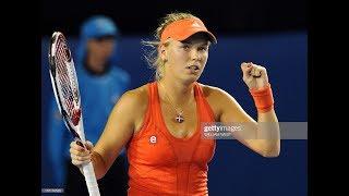 Caroline Wozniacki vs Anastasia Rodionova AO 2012 Highlights