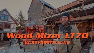 Our new WOOD-MIZER LT70 WIDE... briefly explained and introduced for all SAWMILLERS (English subs)