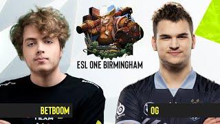 ESL One Birmingham Dota 2 | OG vs BetBOOM | Upper Bracket || Yudijustincase @ucing07