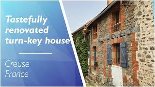 Tastefully renovated turn-key property in Creuse - A24164JET23