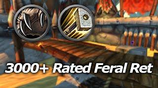 Rank 1 Feral Ret (3000+ Rating) | Wrath Classic arena