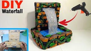 Diy Waterfall fountain making for home decoration | Showpiece crafts | Best out of waste | DIY 