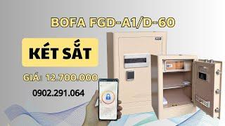 Két sắt nhập khẩu nguyên chiếc BOFA D60VTDT kết nối điện thoại mở bằng vân tay điện tử mới 2024