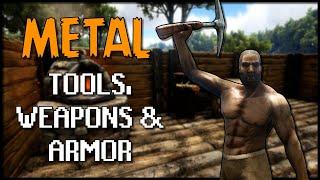 How To Craft Metal Tools, Weapons & Armor - ARK: Survival Evolved | PC | PS | Xbox #ark #arksurvival