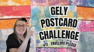 #gelypostcardplay (Card 11) Envelope Please