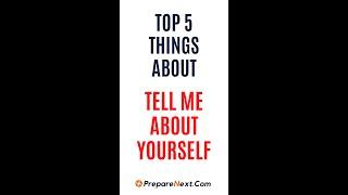 Tell Me About Yourself | 5 Important Things | 2022