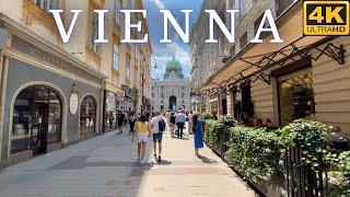 Vienna, Austria || Summer Walking Tour 4K UHD