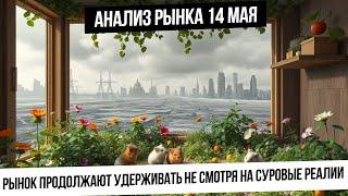 Анализ рынка 14 мая. Угрозы санкциями и ультиматум, но российский инвестор игнорирует реалии.
