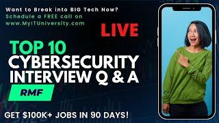 Top 10 Cybersecurity Interview Q & A For RMF (Risk Management Framework)