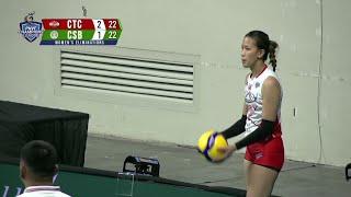 Aby Maraño ends the long rally in set 4 | 2024 PNVF Champions League