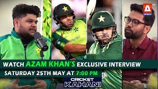 Watch an Exclusive Interview with Pakistan's wicket-keeper & middle order batter Azam Khan