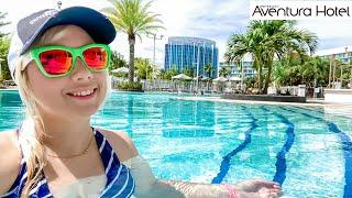 Universal Orlando's Aventura Hotel REOPENING DAY FULL TOUR! Skyline Room, Rooftop Bar, POOL & Food!