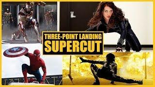 Mega-Ultra Superhero Landing Supercut (Watch With Headphones)