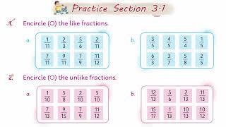 02 Like and Unlike Fractions | Mathematics 4 | Unit 3