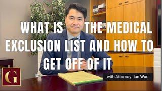 What is the Medi-Cal Exclusion List and How to Get Off of it