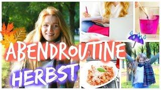 ABENDROUTINE im HERBST für die SCHULE | Meggyxoxo