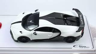 TSM 1:43 Bugatti Pur Sport White (TSM430594D) Diecast Car Model