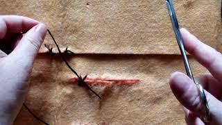 Suture Pattern: Cruciate