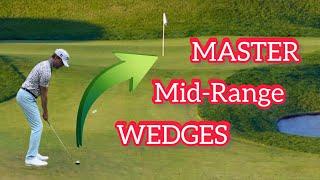 Master MID-RANGE wedge SHOTS. GOLF wedges explained. Golf swing basics. Golf FUNDAMENTALS!