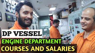 Engineer On DP VESSEL |Ex. Indian Navy| Join Engine Department Of DP vessels | Courses and Salaries|