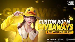 Custom rooms and ful shugal Mila |MS Juliet live | pubg mobile is live | girl gameplay