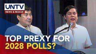 Sen. Tulfo, VP Sara lead survey for 2028 presidential polls