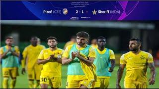 VIKTORIA PLZEN - SHERIFF TIRASPOL (2-1) HIGHLIGHTS ALL GOALS