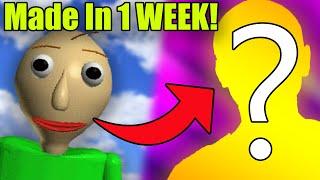 Can I Remake Baldis Basics In A WEEK?