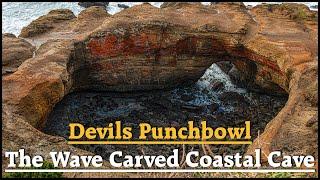 Devils Punchbowl: The Wave Carved Coastal Cave, Oregon