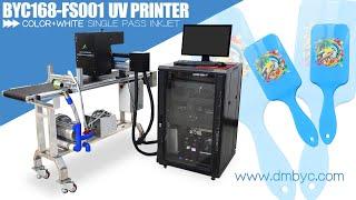 2022 KMBYC Single pass UV printer CMYK+W digital printing