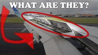 What are those things on the aircraft wing?