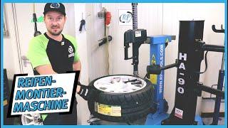 Alle Reifen von 10-24 Zoll montieren | Produkt-Review Montiermaschine RP-R-U221PN | RP-TOOLS