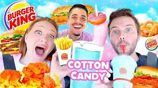 Tasting VIRAL Celebrity Foods! BURGER KING New Menu Items!!!