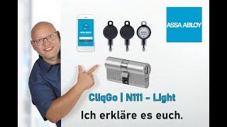  Die Zukunft der Zugangskontrolle: ASSA Abloy CliqGO Starterset N111 - Light! 