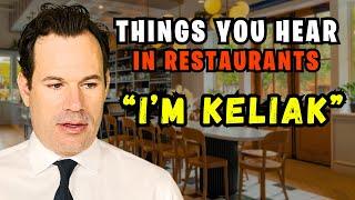 Funny things you hear in restaurants (Gluten Allergies)