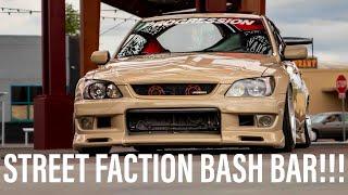LEXUS IS300 STREET FACTION ENGINEERING FRONT BASH BAR INSTALL |LEXUS IS300 BUILD EP.11|