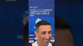 DI MARIA CON LN | La palabra de angelito tras el triunfo contra Perú por 2 a 0