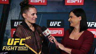 Erin Blanchfield is happy to get extra money after Maycee Barber missed weight | ESPN MMA